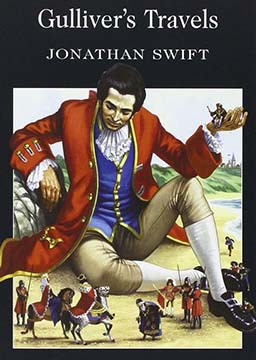 外科医生格列佛先后四次出海分别到小人国,大人国,飞岛国,慧骃国等